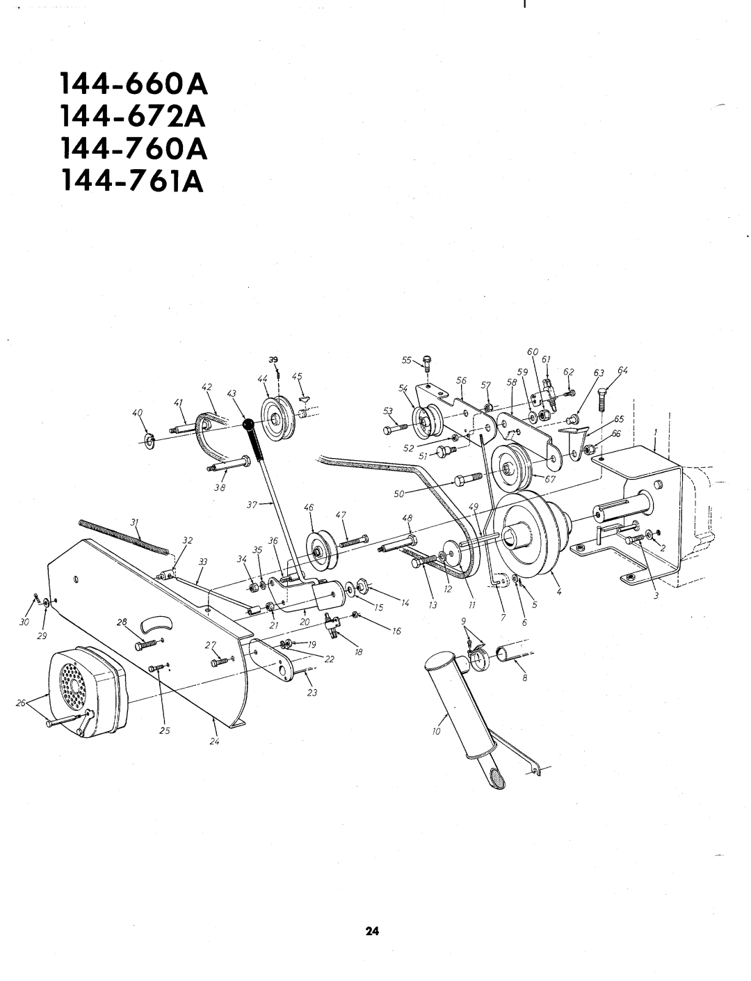 MTD 144-760A, 144-672A, 144-761A manual 