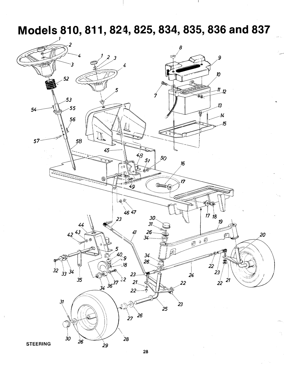 MTD 144-833-000, 144-835-000, 144-836-000, 144-824-000, 144-822-000, 144-832-000, 144-834-000, 144-811-000, 144-810-000 manual 