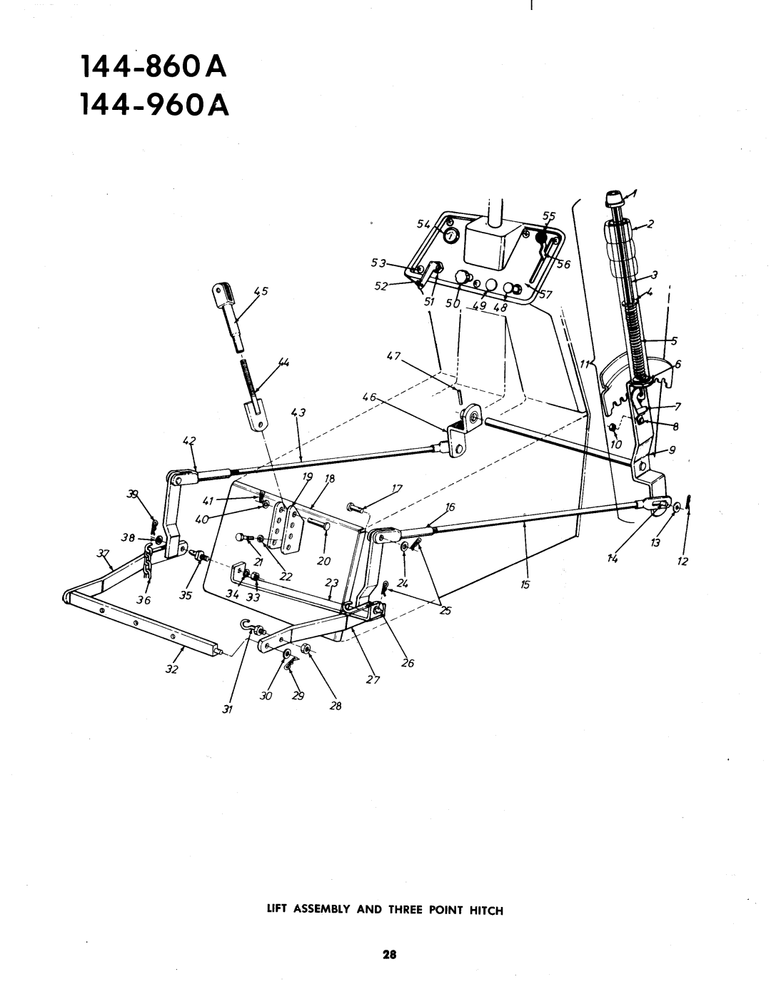 MTD 144-960A, 144-860A manual 