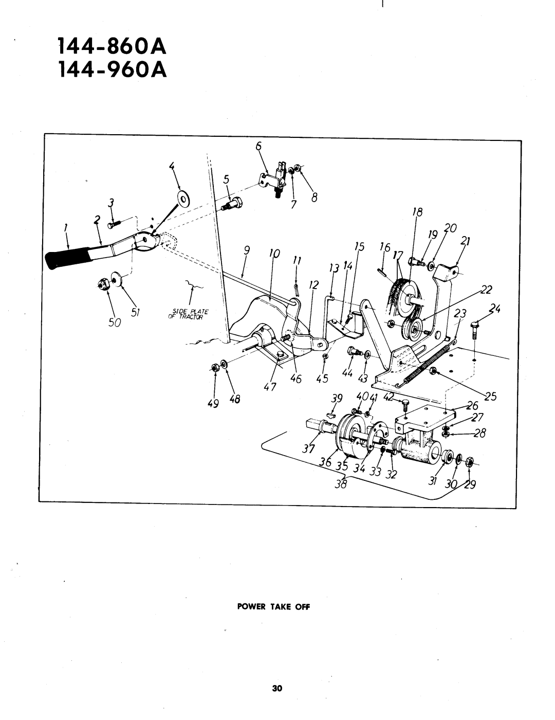 MTD 144-960A, 144-860A manual 