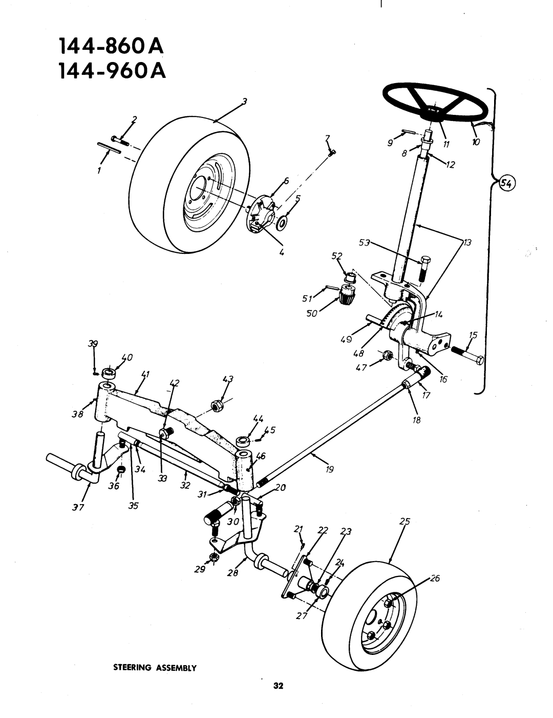 MTD 144-960A, 144-860A manual 