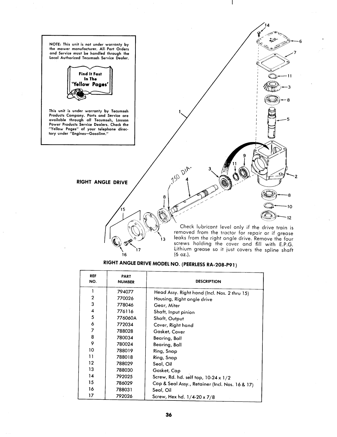 MTD 144-960A, 144-860A manual 