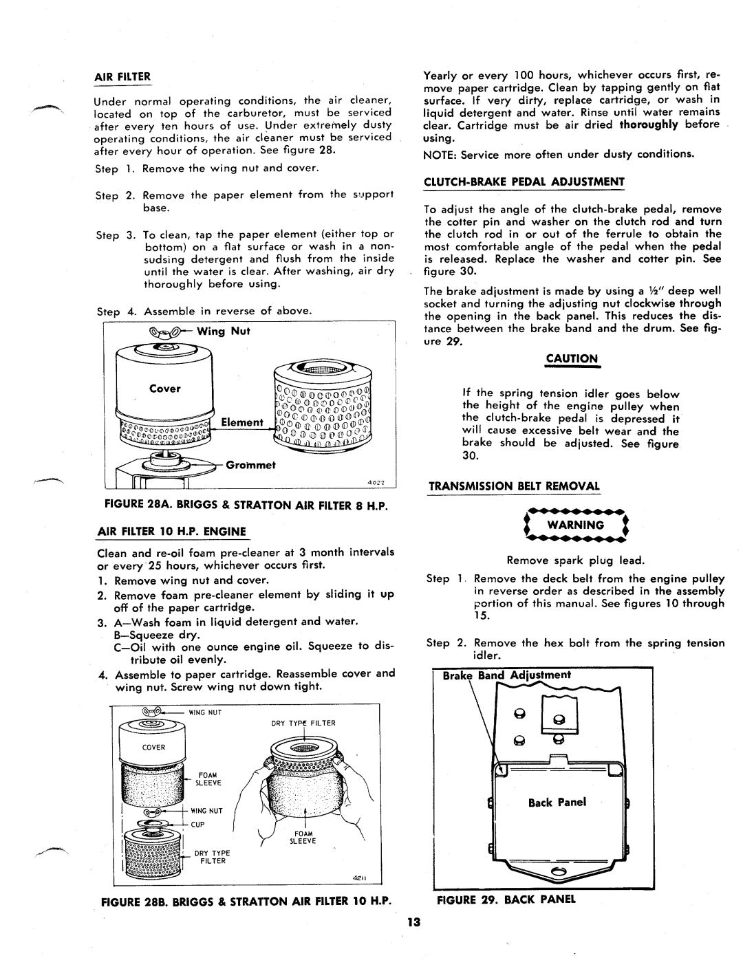 MTD 145-672A, 145-660A, 145-760A manual 