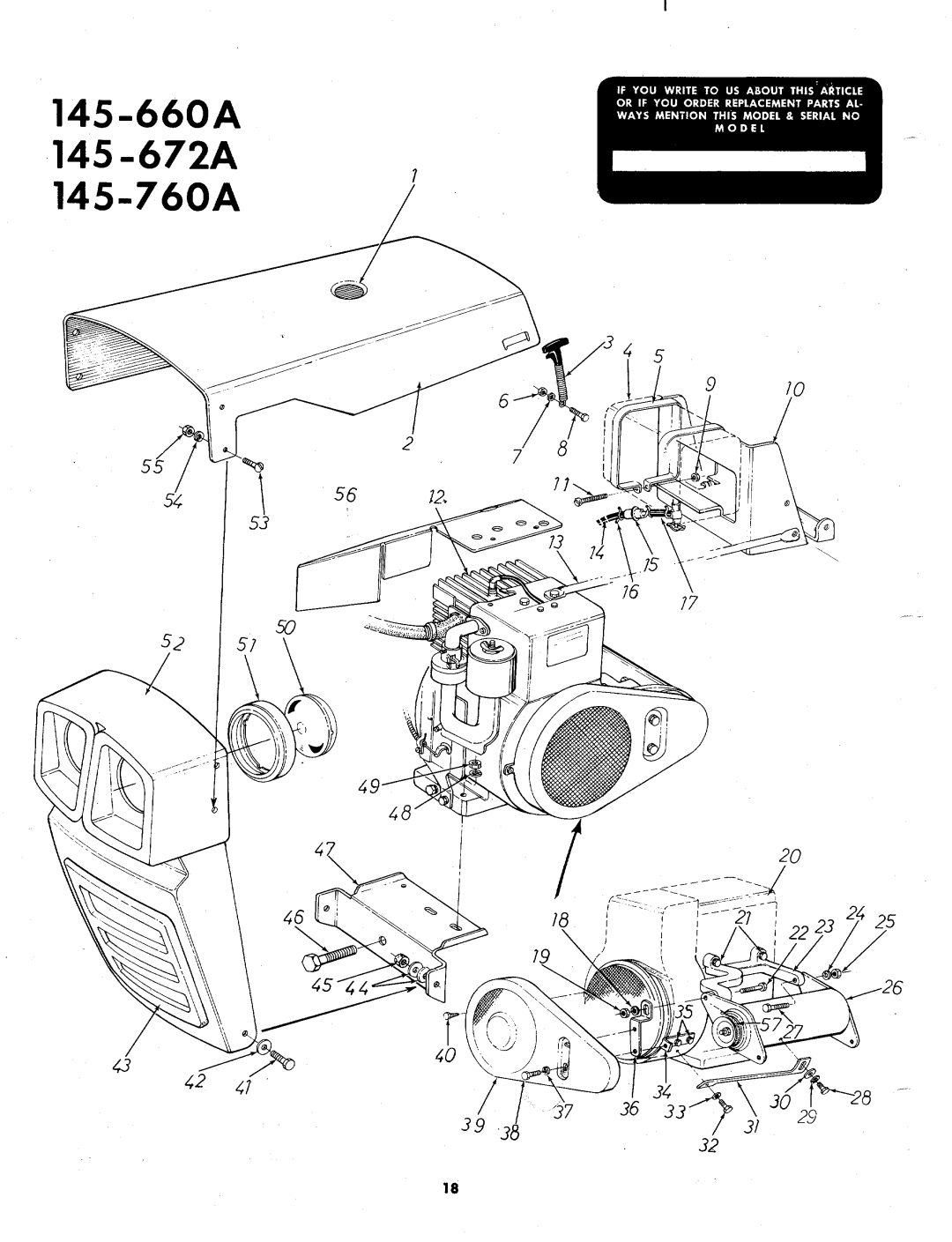 MTD 145-660A, 145-672A, 145-760A manual 