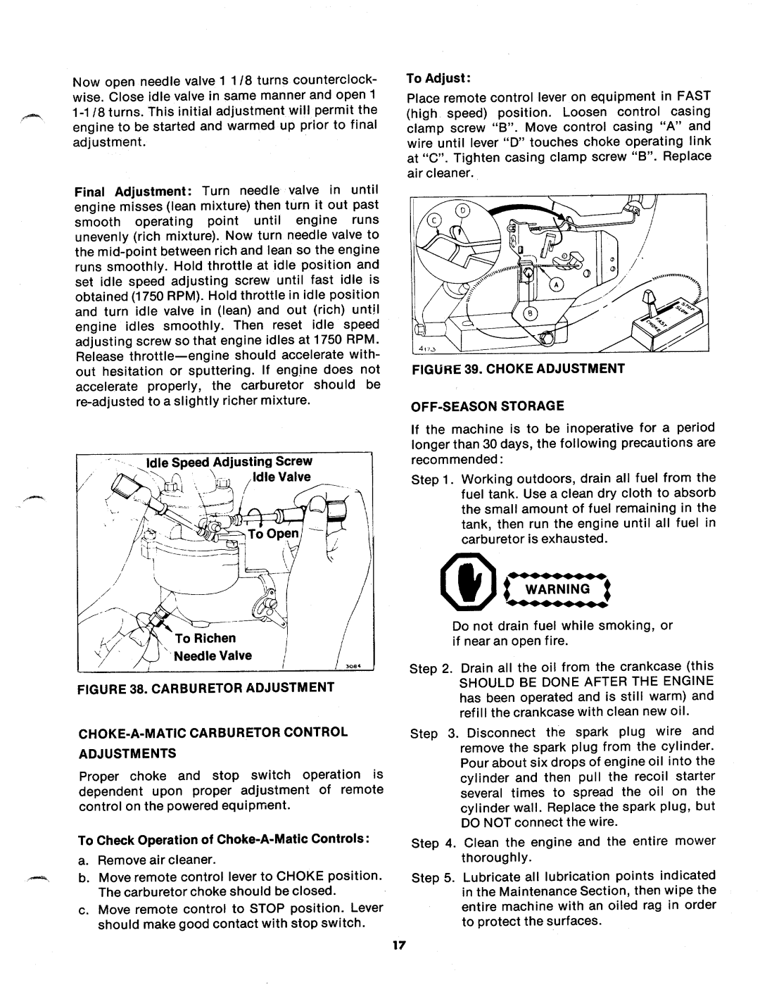 MTD 146-672A, 146-760A manual 