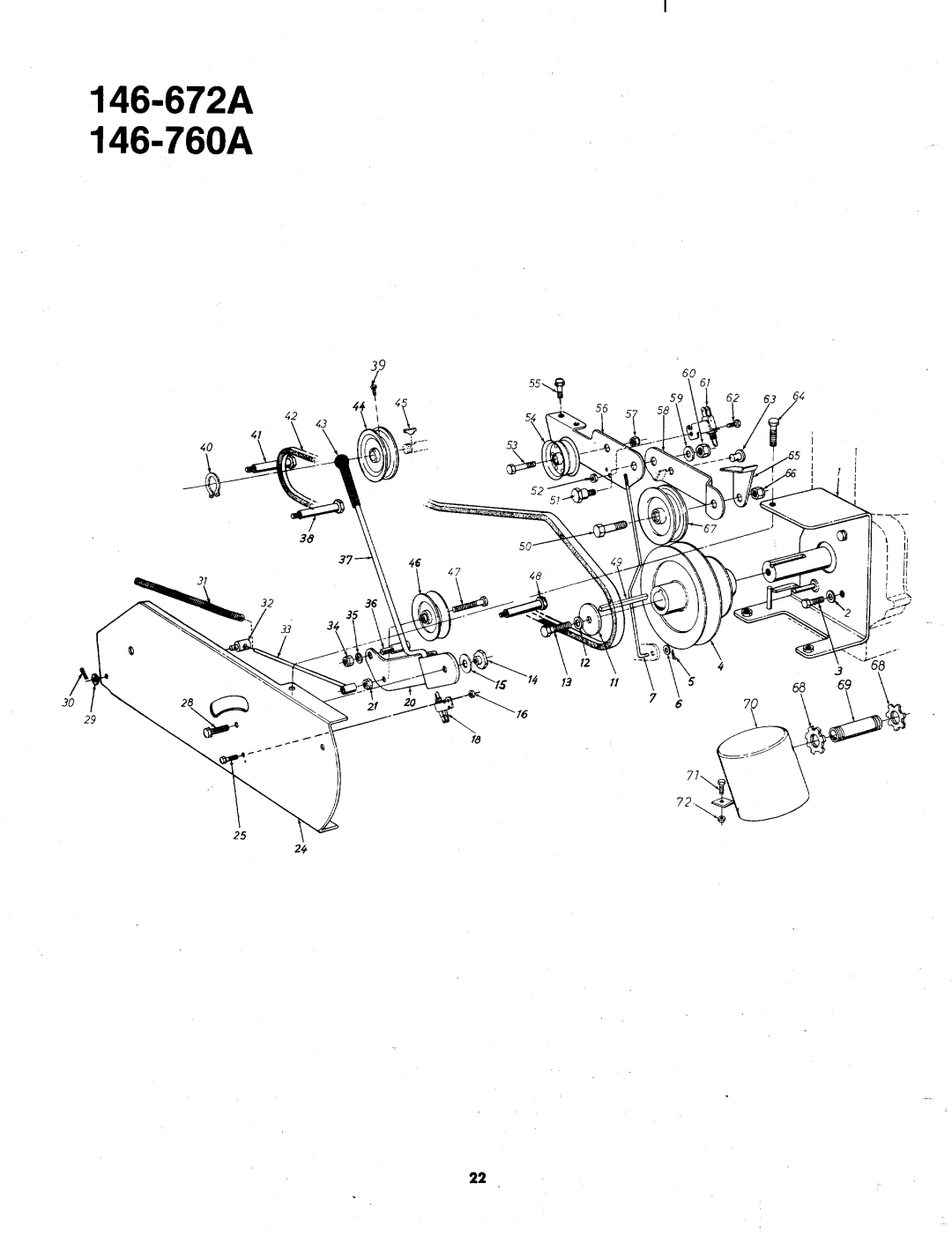 MTD 146-760A, 146-672A manual 