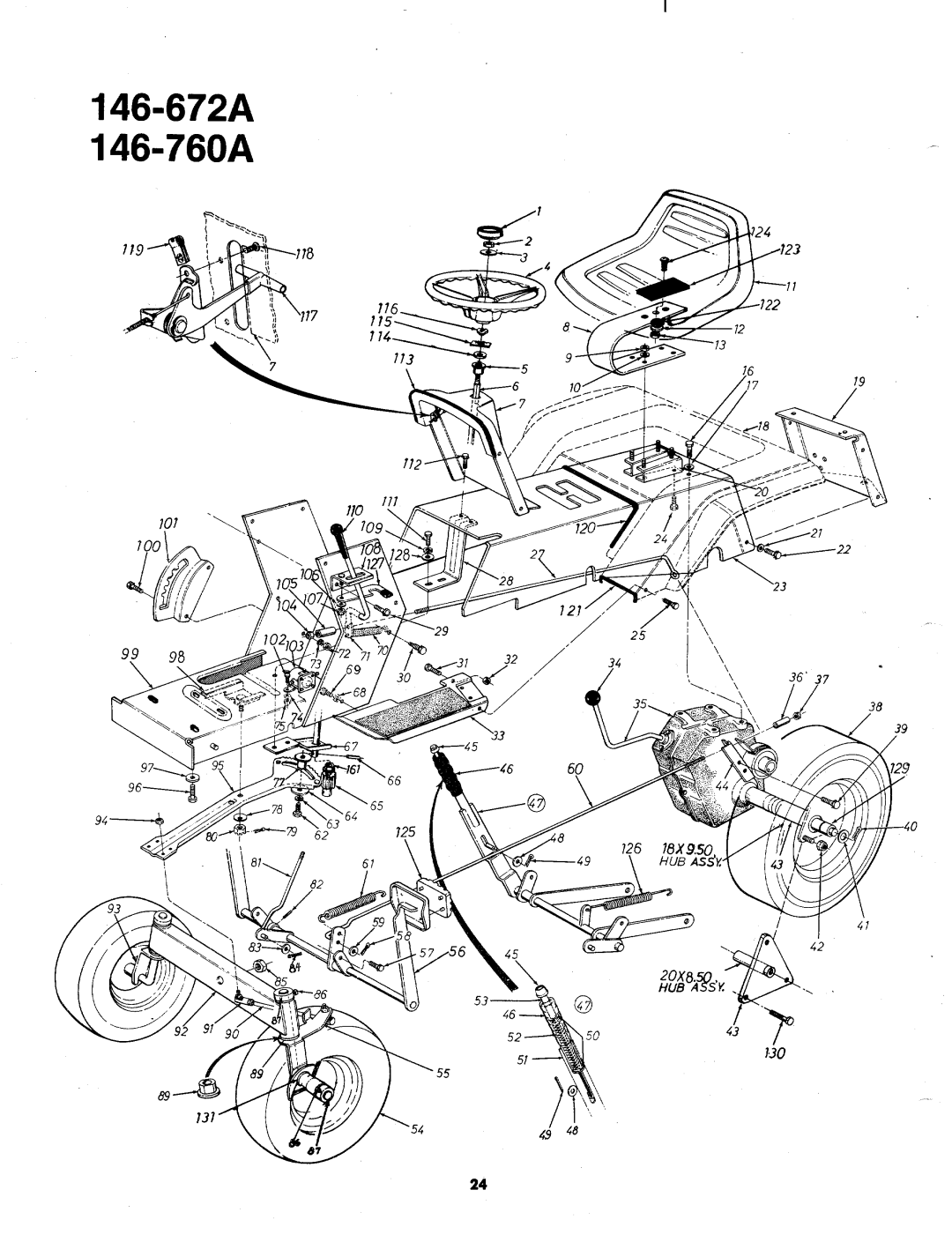 MTD 146-760A, 146-672A manual 