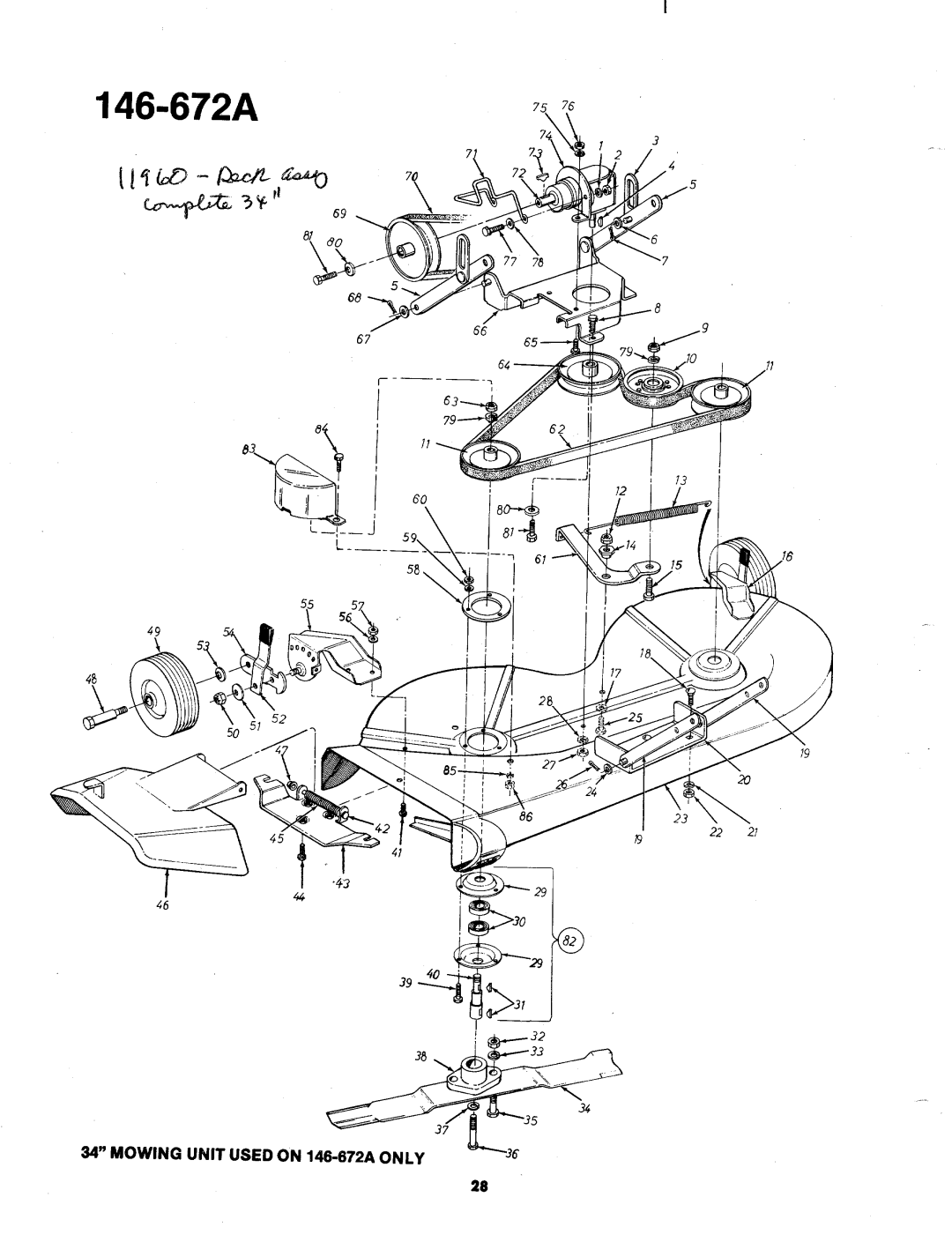 MTD 146-760A, 146-672A manual 