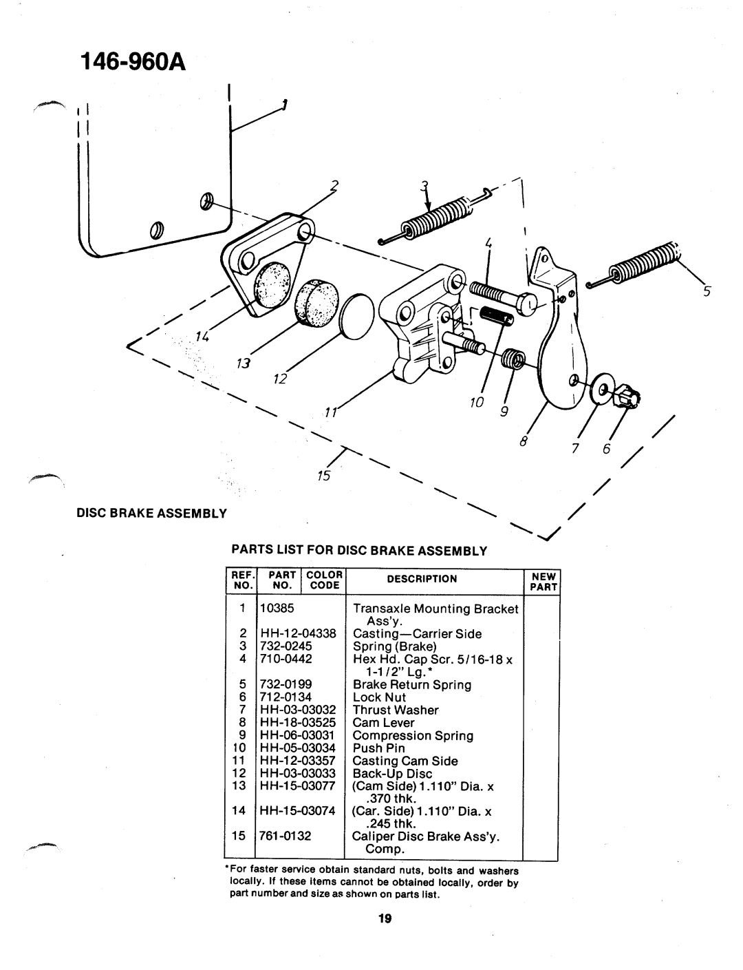 MTD 146-960A manual 