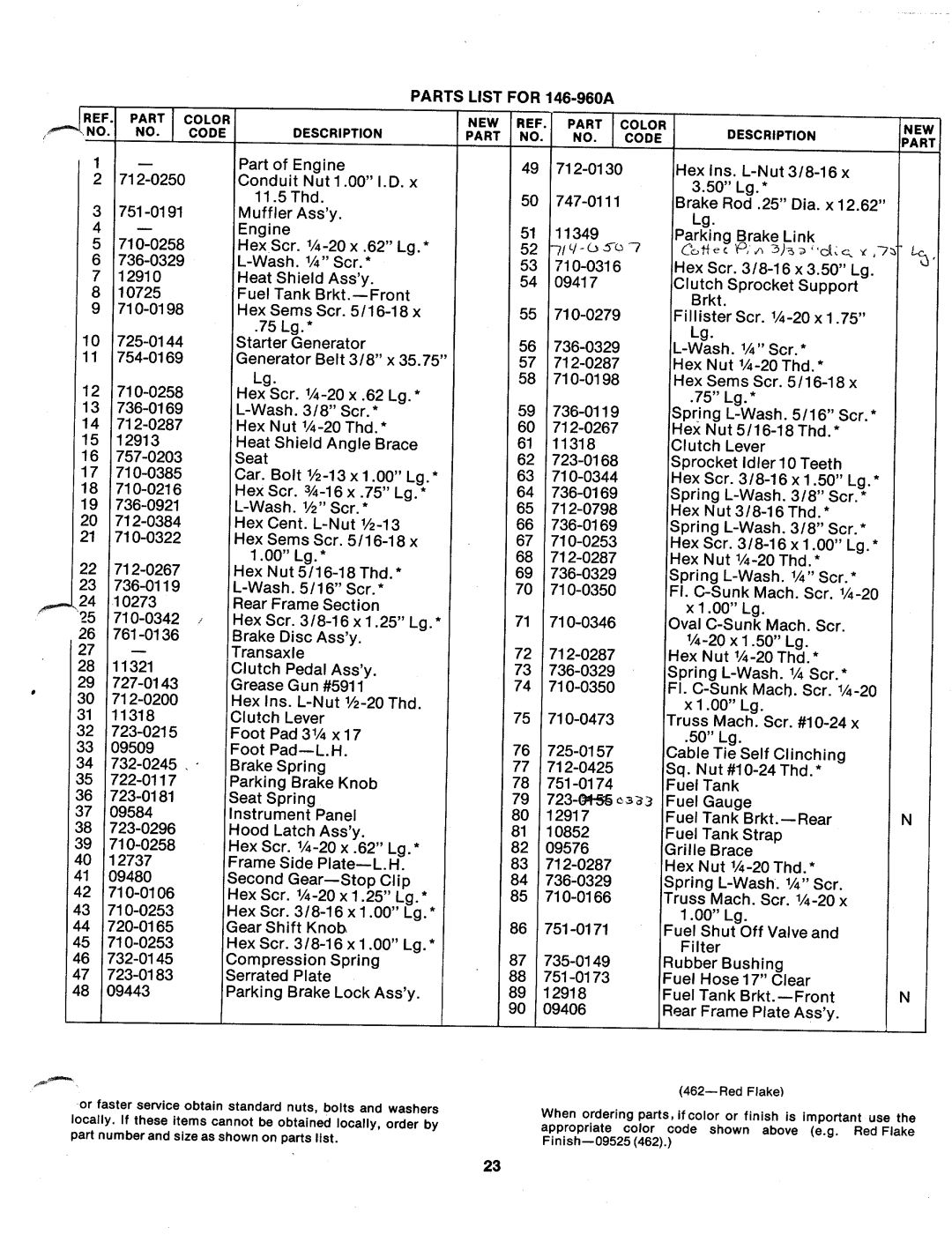 MTD 146-960A manual 