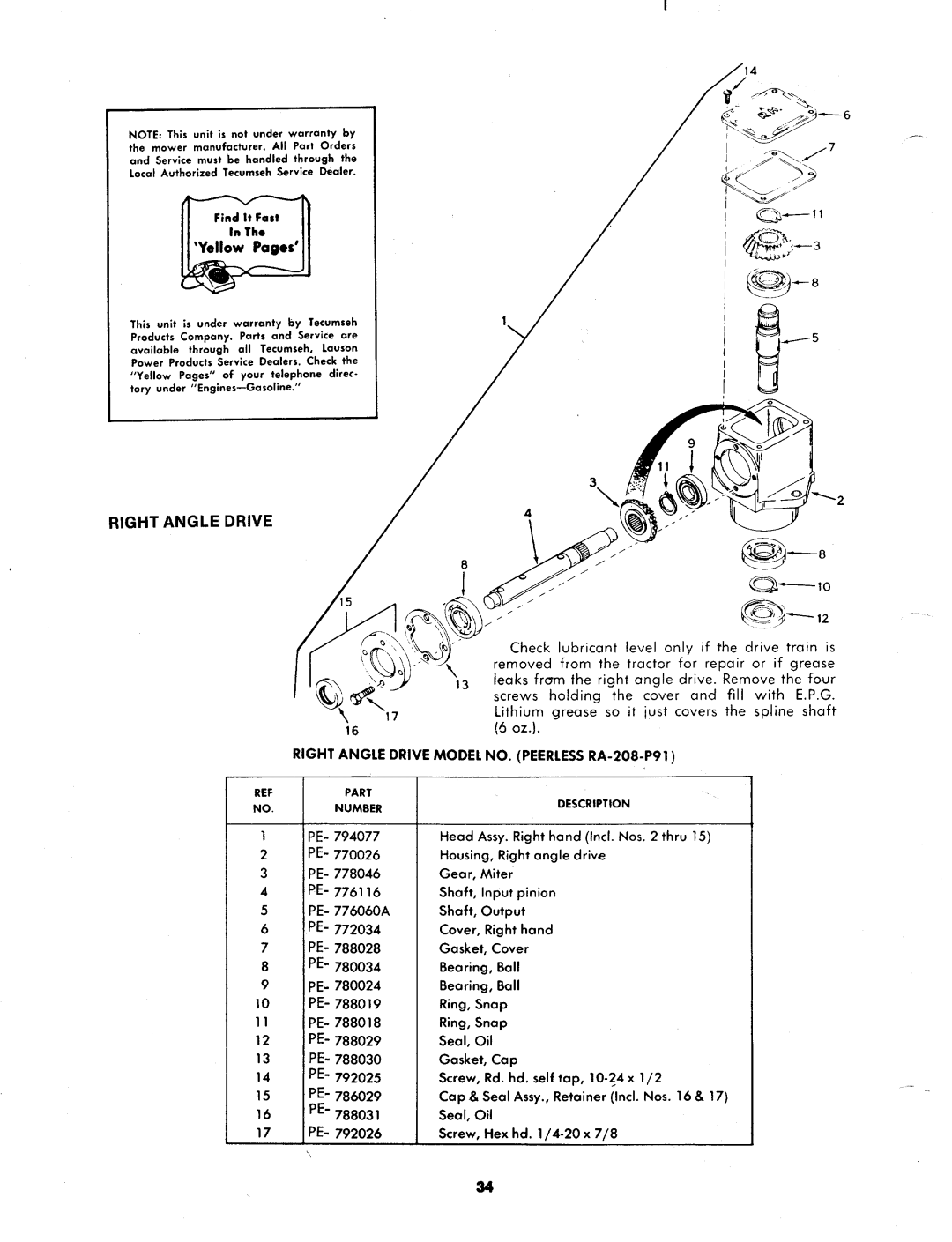 MTD 146-960A manual 