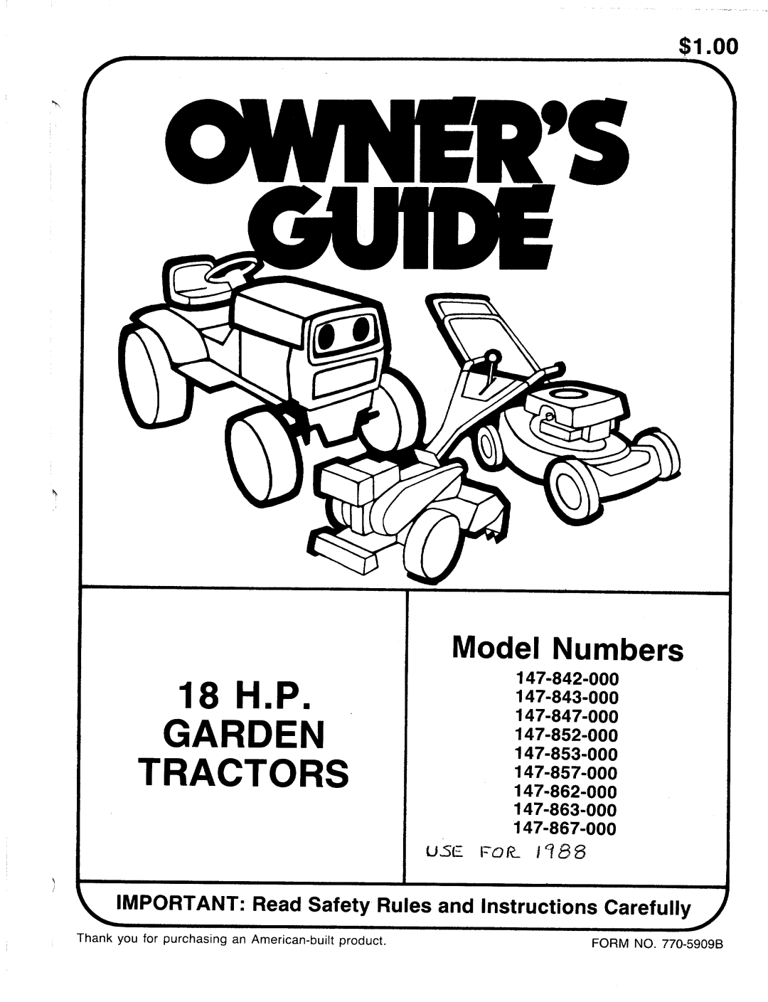 MTD 147-853-000, 147-843-000, 147-862-000, 147-842-000, 147-857-000, 147-852-000, 147-867-000, 147-847-000, 147-863-000 manual 