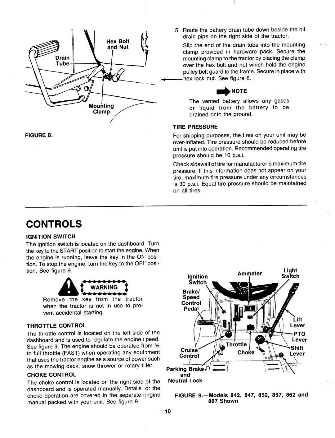 MTD 147-853-000, 147-843-000, 147-862-000, 147-842-000, 147-857-000, 147-852-000, 147-867-000, 147-847-000, 147-863-000 manual 