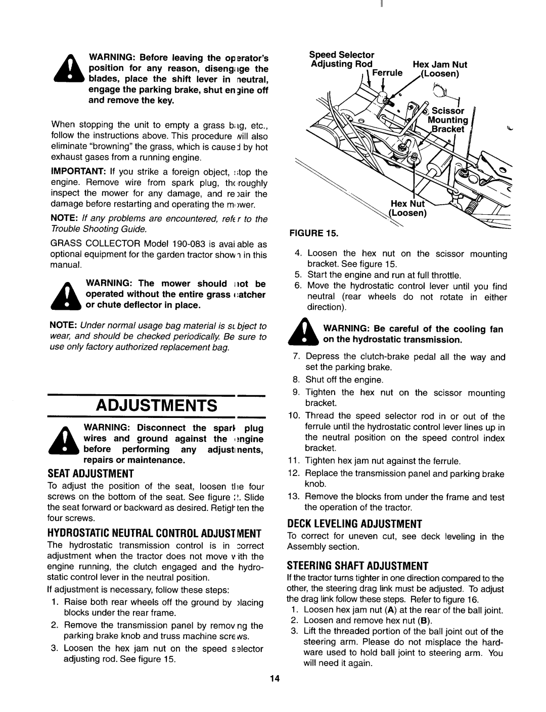 MTD 147S833H131 manual 