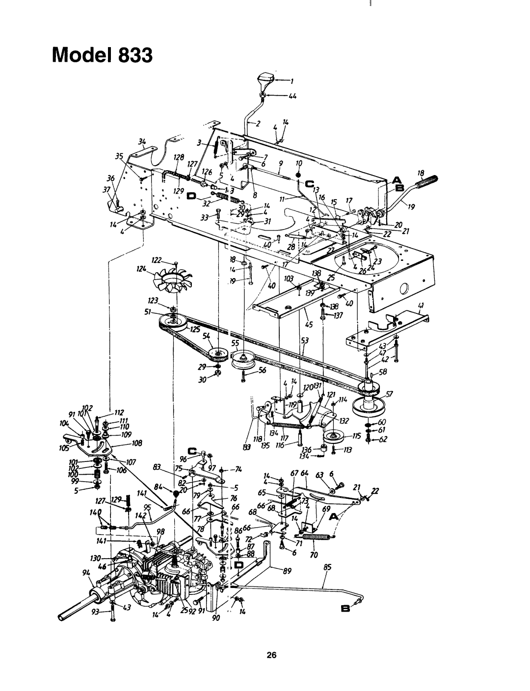 MTD 147S833H131 manual 