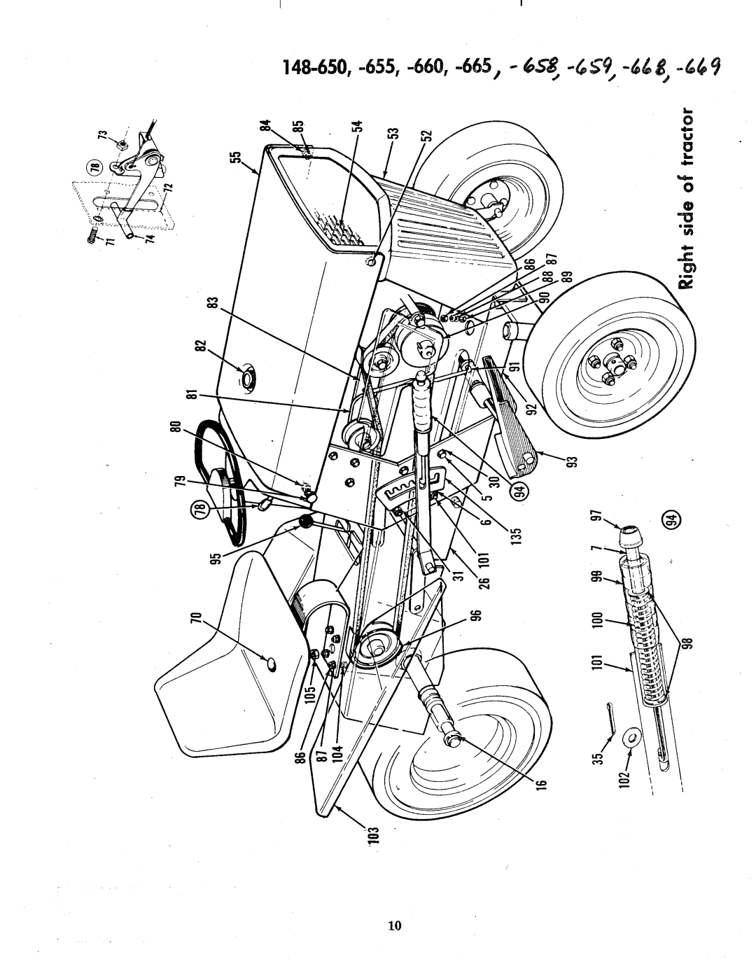 MTD 148-655, 148-660, 148-665, 148-650 manual 