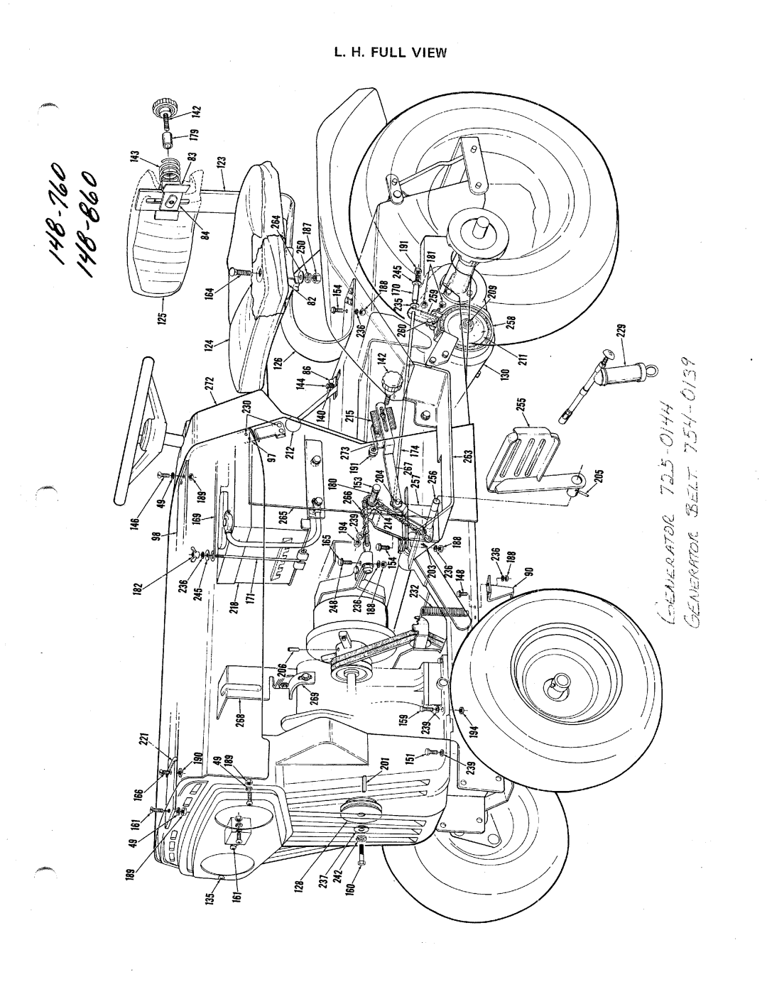 MTD 148-860 12 H.P, 148-860 10 H.P, 148-760 10 H.P manual 