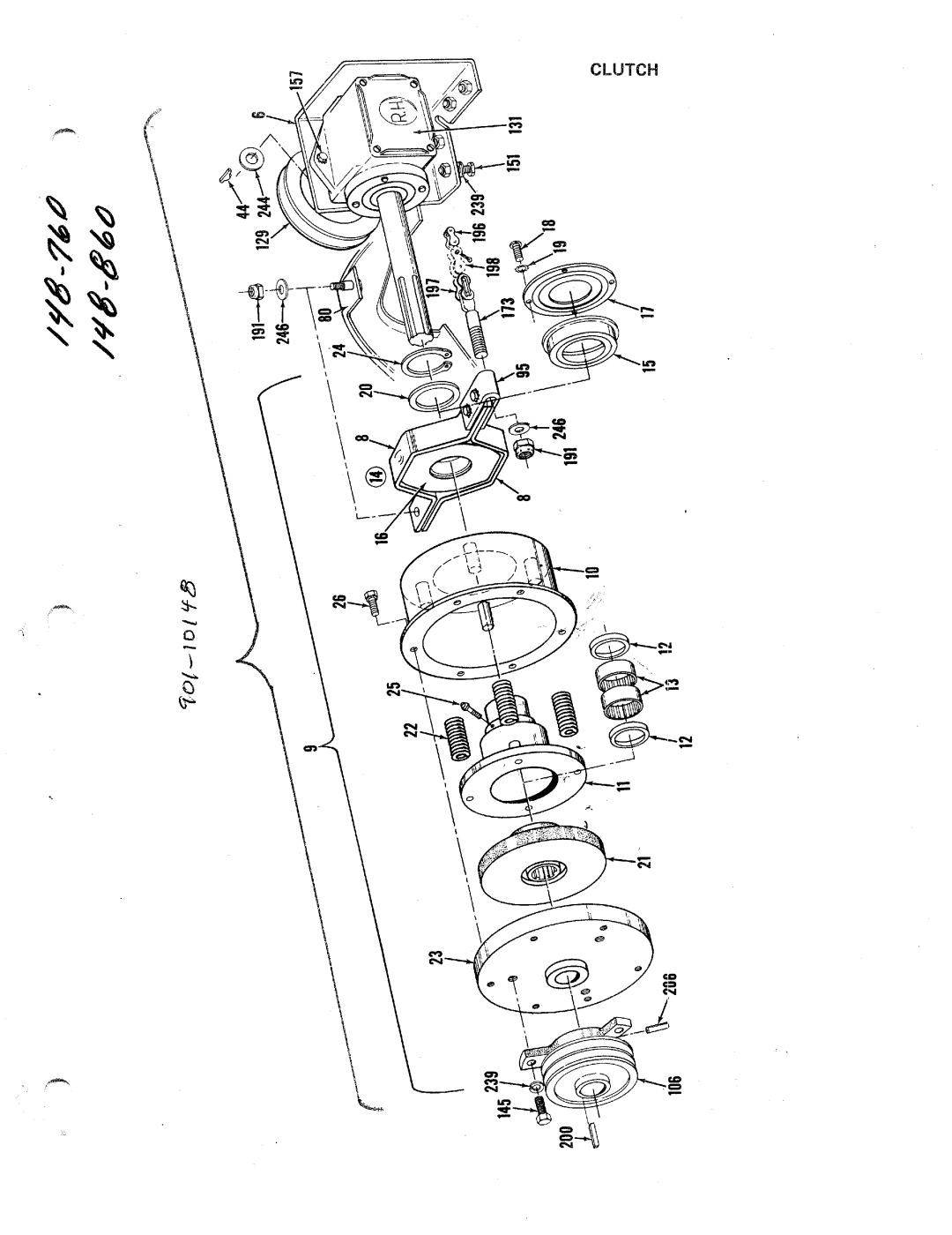 MTD 148-860 10 H.P, 148-760 10 H.P, 148-860 12 H.P manual 