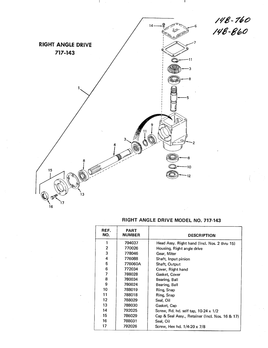 MTD 148-860 12 H.P, 148-860 10 H.P, 148-760 10 H.P manual 