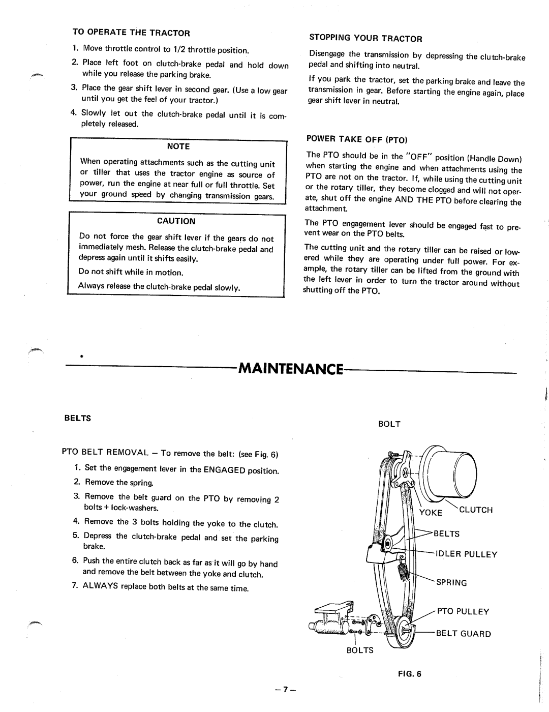 MTD 148-760 10 H.P, 148-860 10 H.P, 148-860 12 H.P manual 