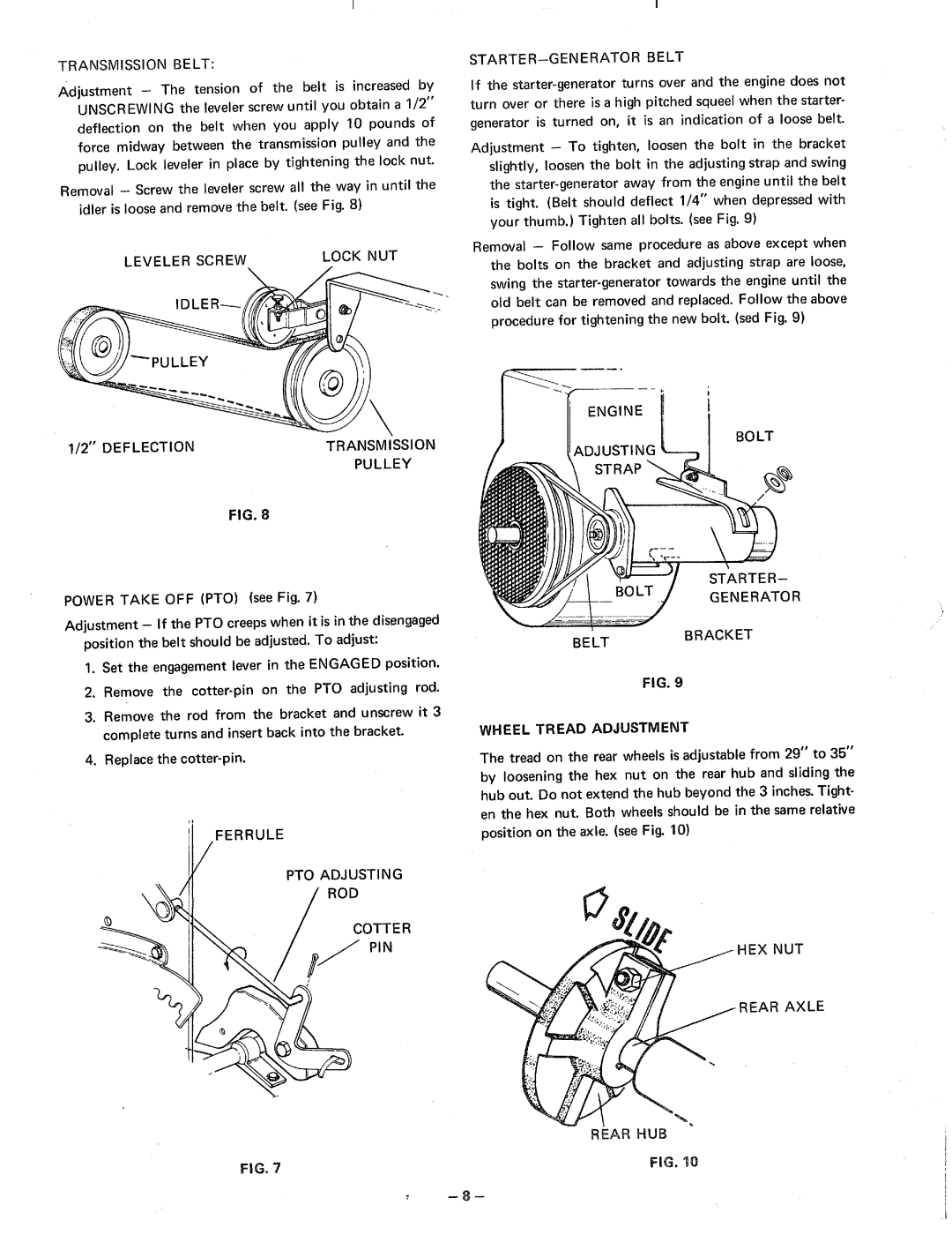 MTD 148-860 12 H.P, 148-860 10 H.P, 148-760 10 H.P manual 