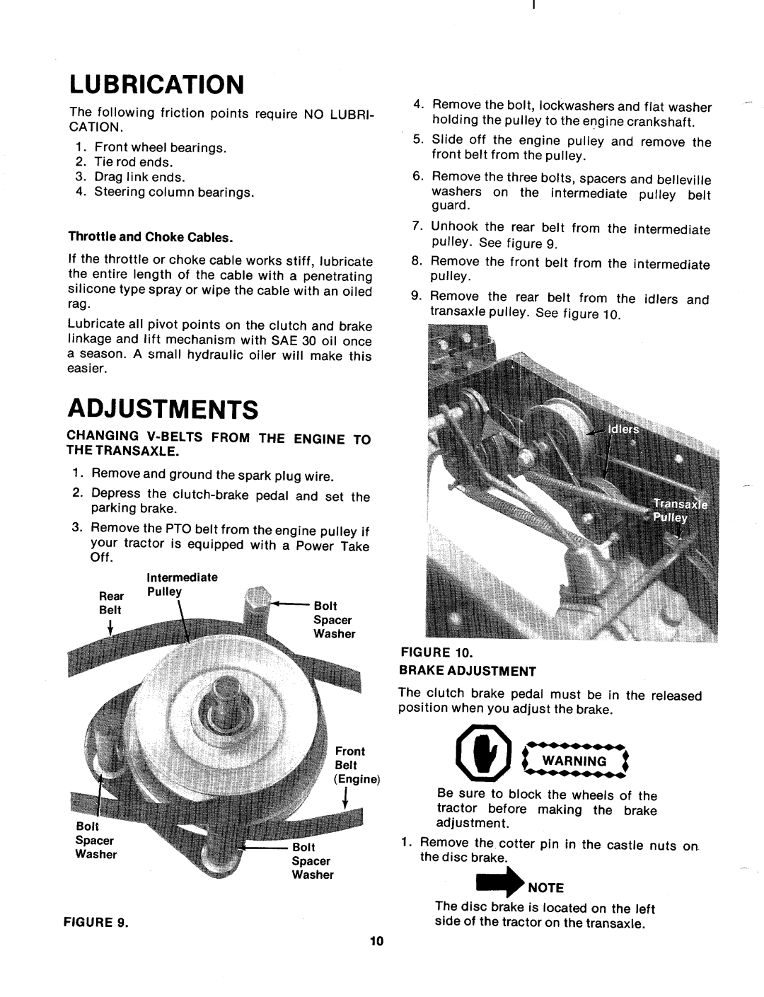 MTD 148-916A, 148-910A manual 