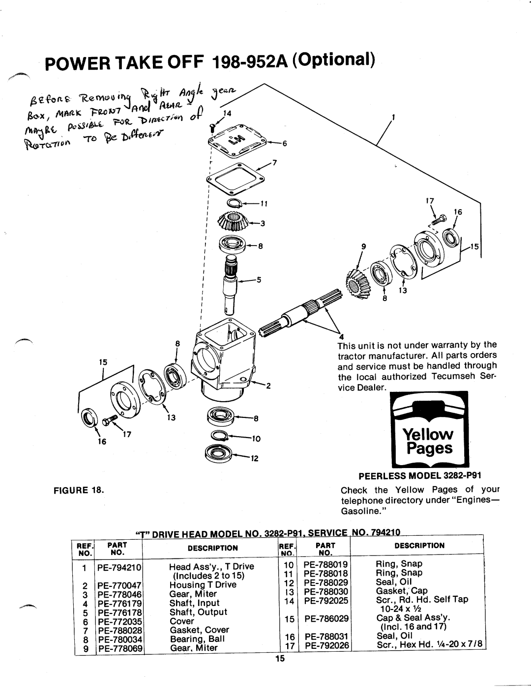 MTD 148-910A, 148-916A manual 