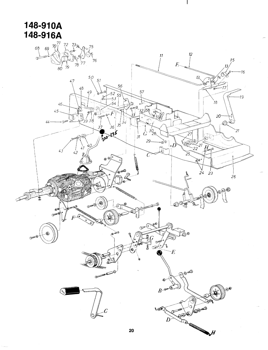 MTD 148-916A, 148-910A manual 