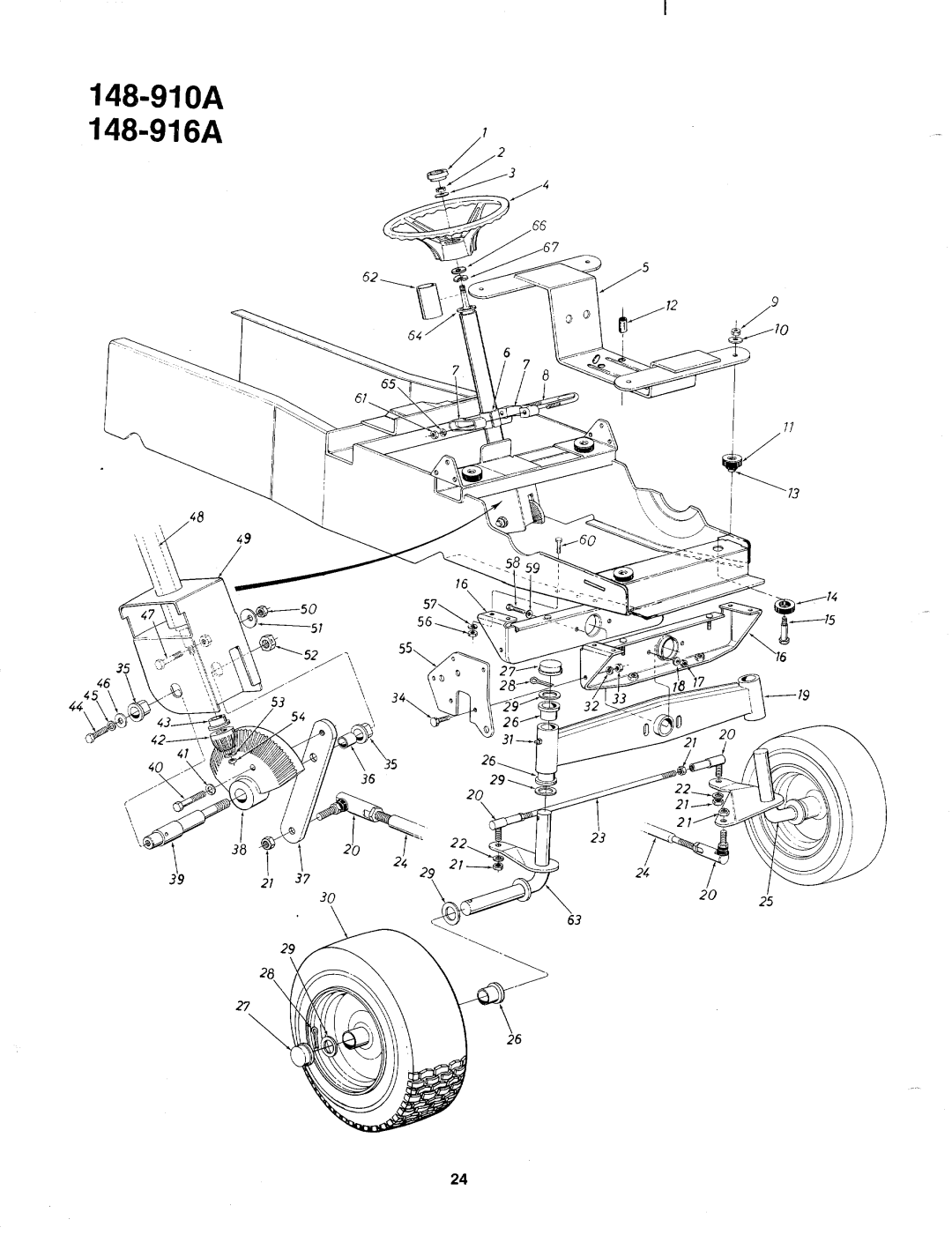 MTD 148-916A, 148-910A manual 