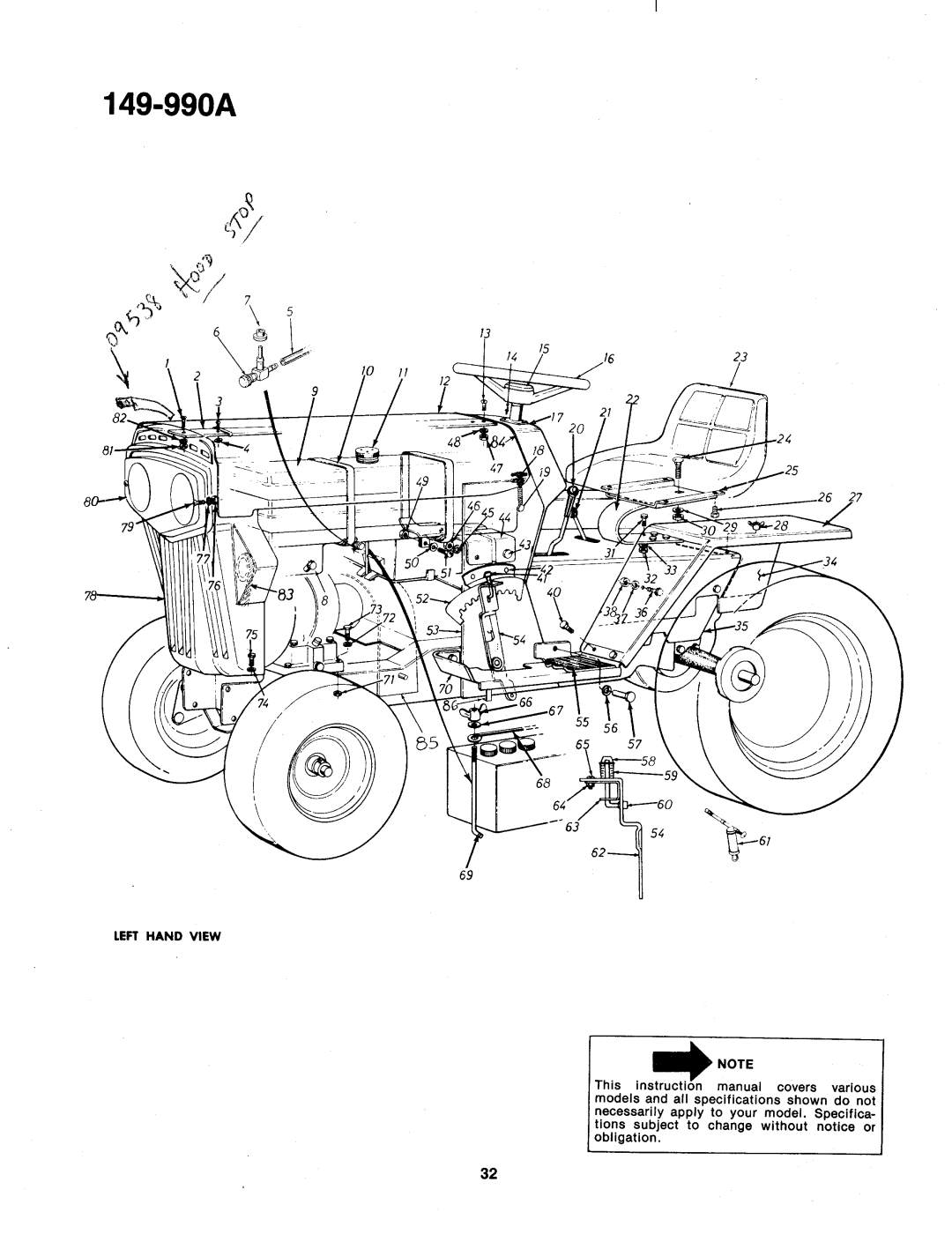 MTD 149-990A manual 