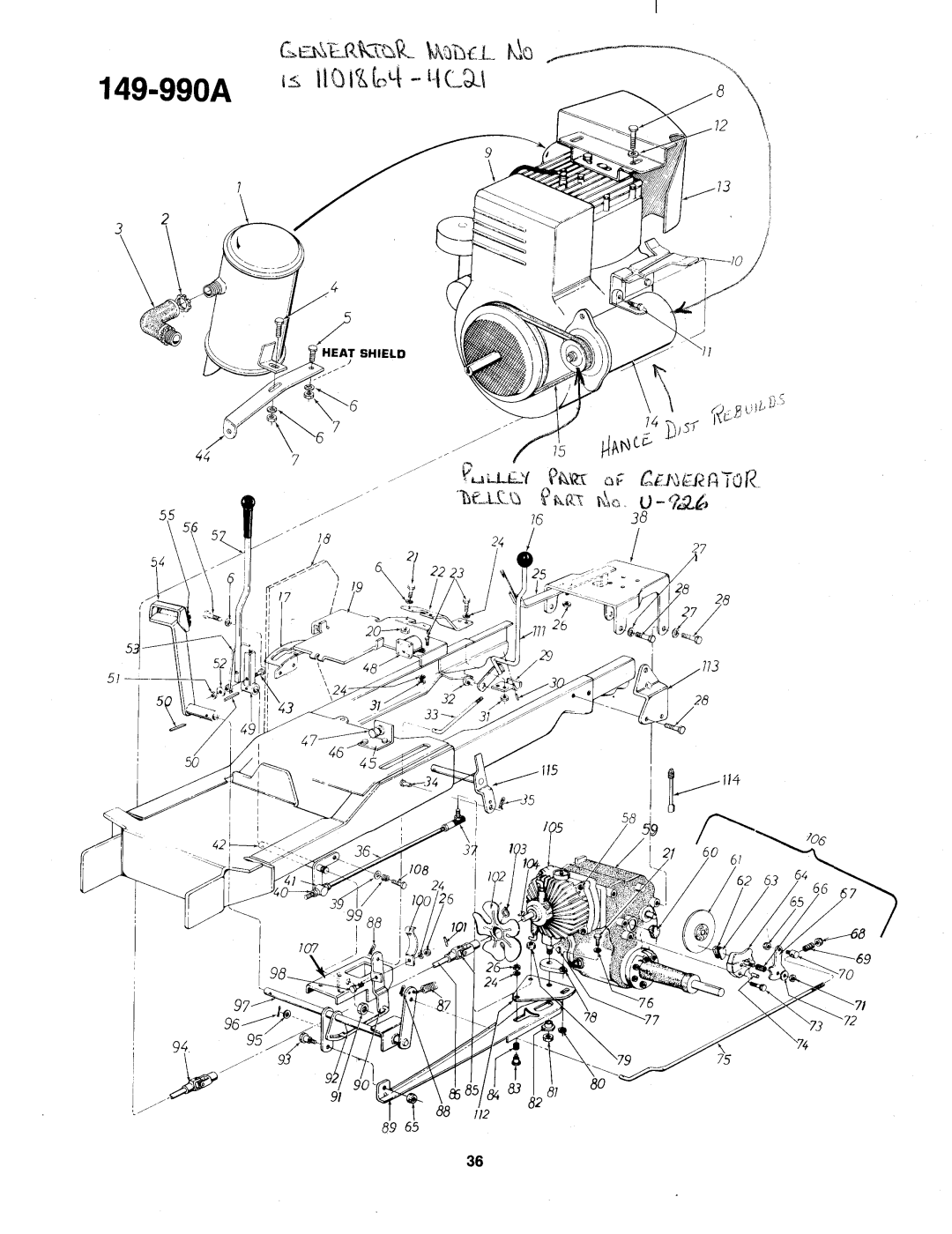 MTD 149-990A manual 