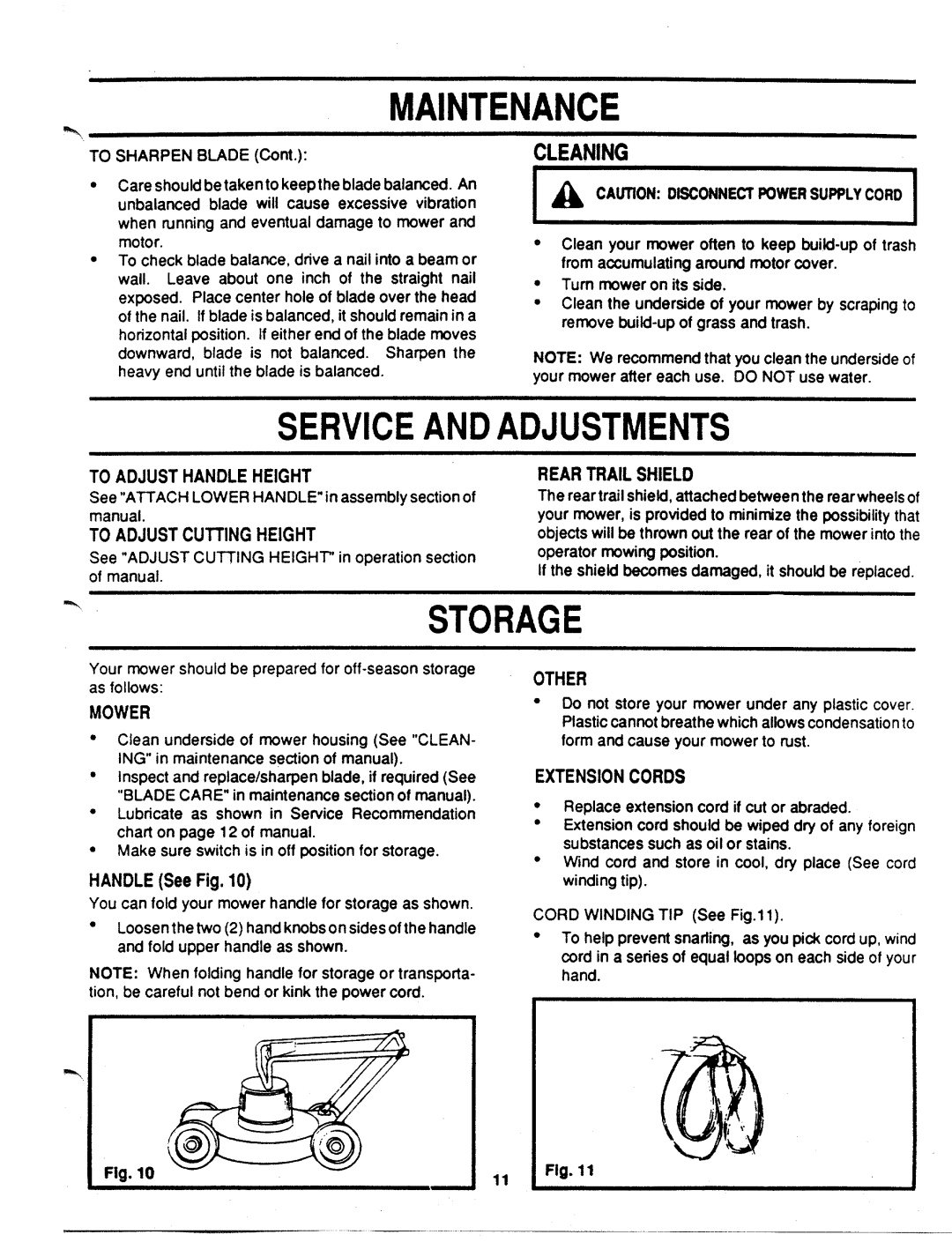 MTD 181-014J000 manual 