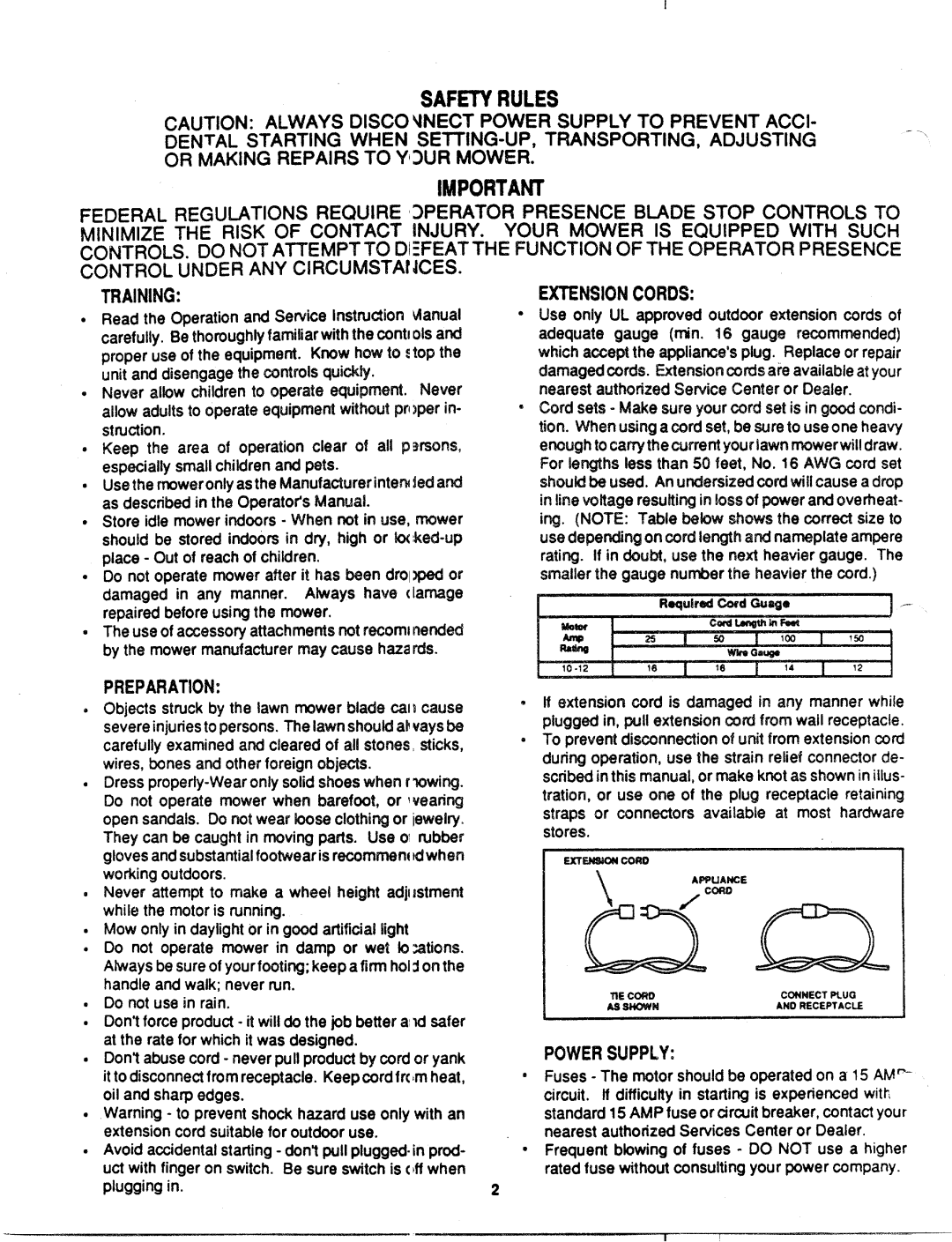 MTD 181-014J000 manual 