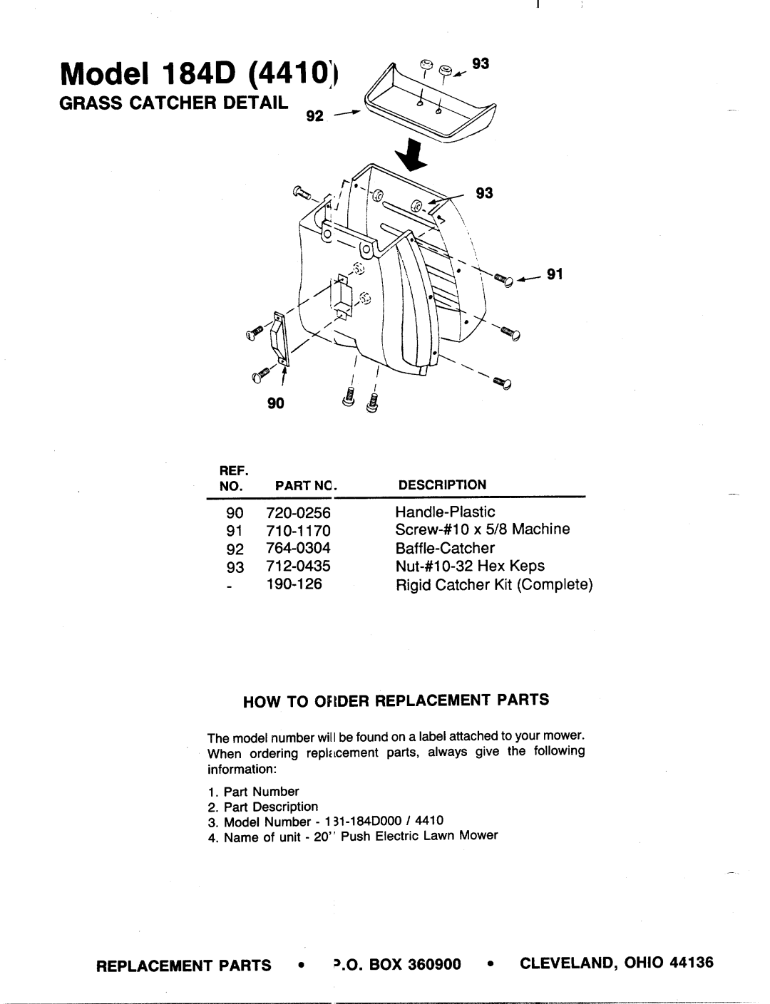 MTD 181-184D002 manual 