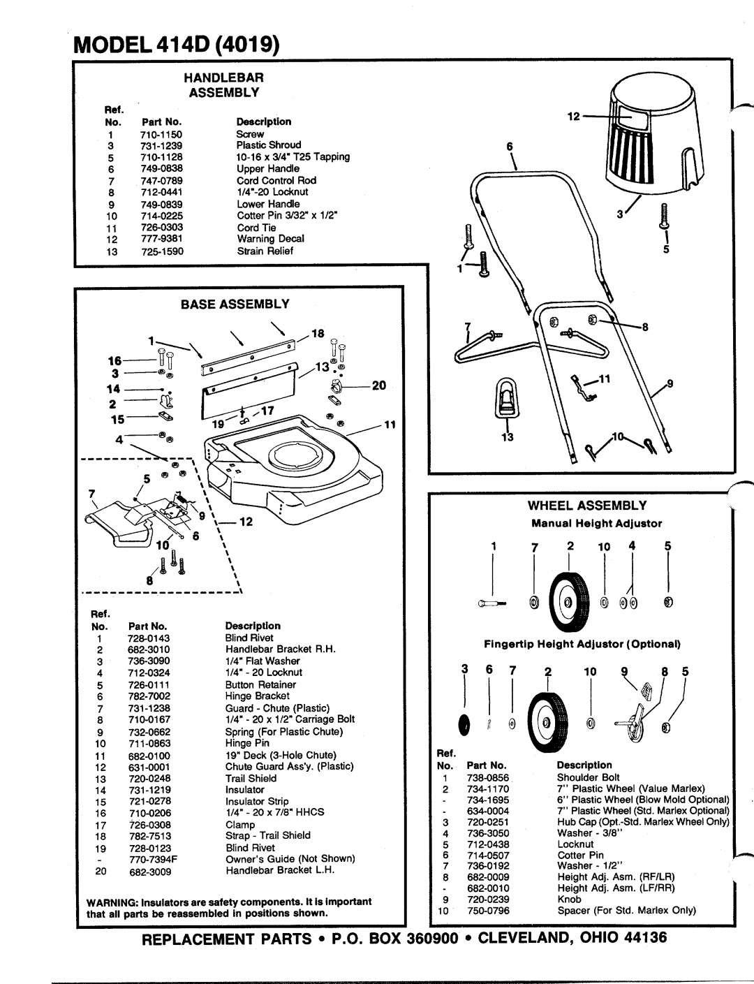 MTD 181-414D002 manual 