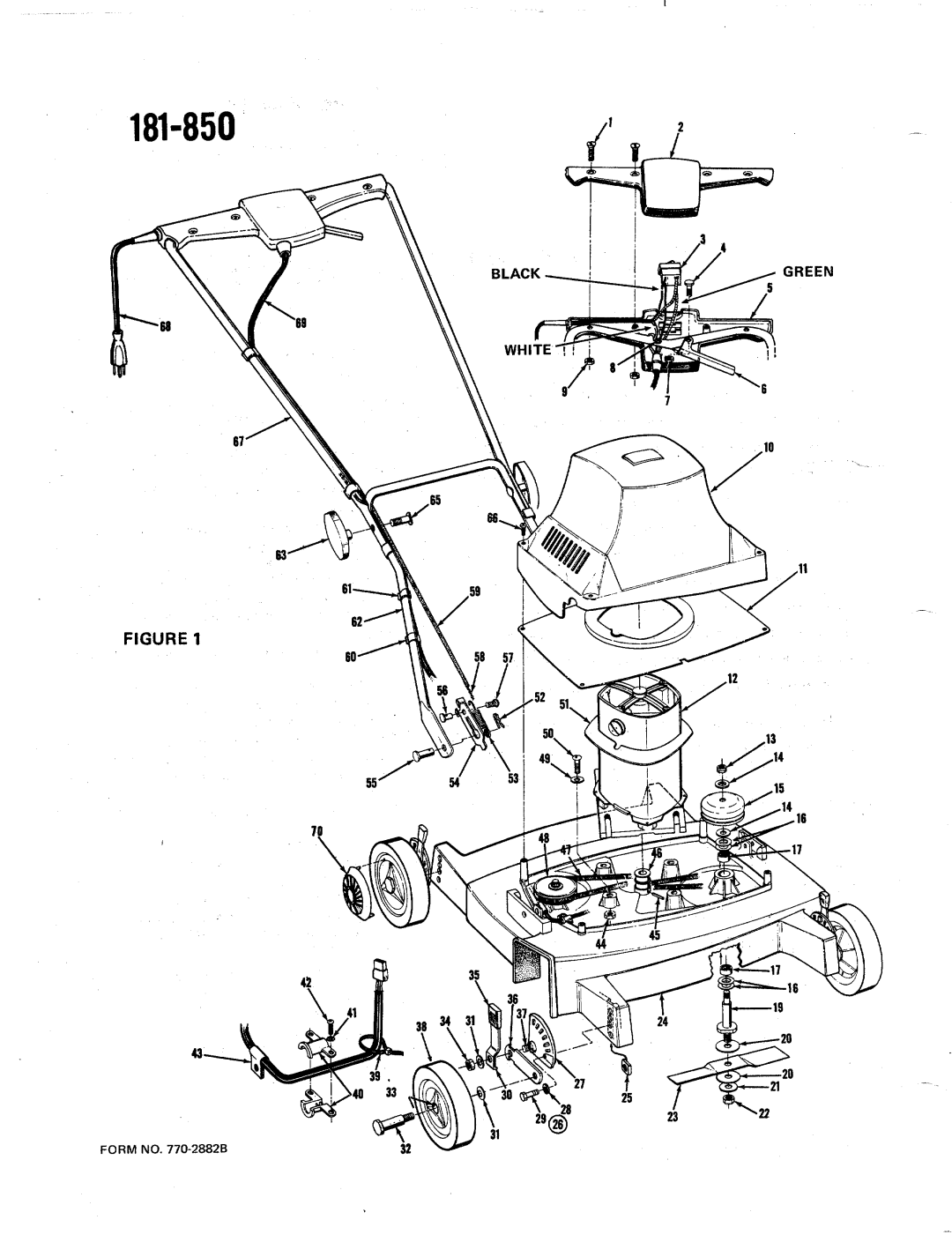 MTD 181-850 manual 