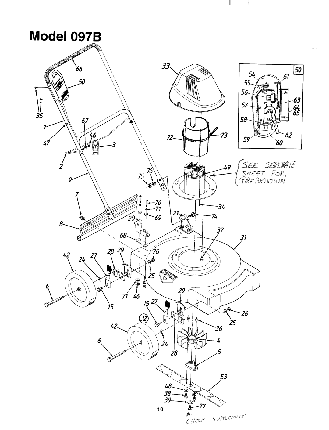 MTD 182-097B000 manual 