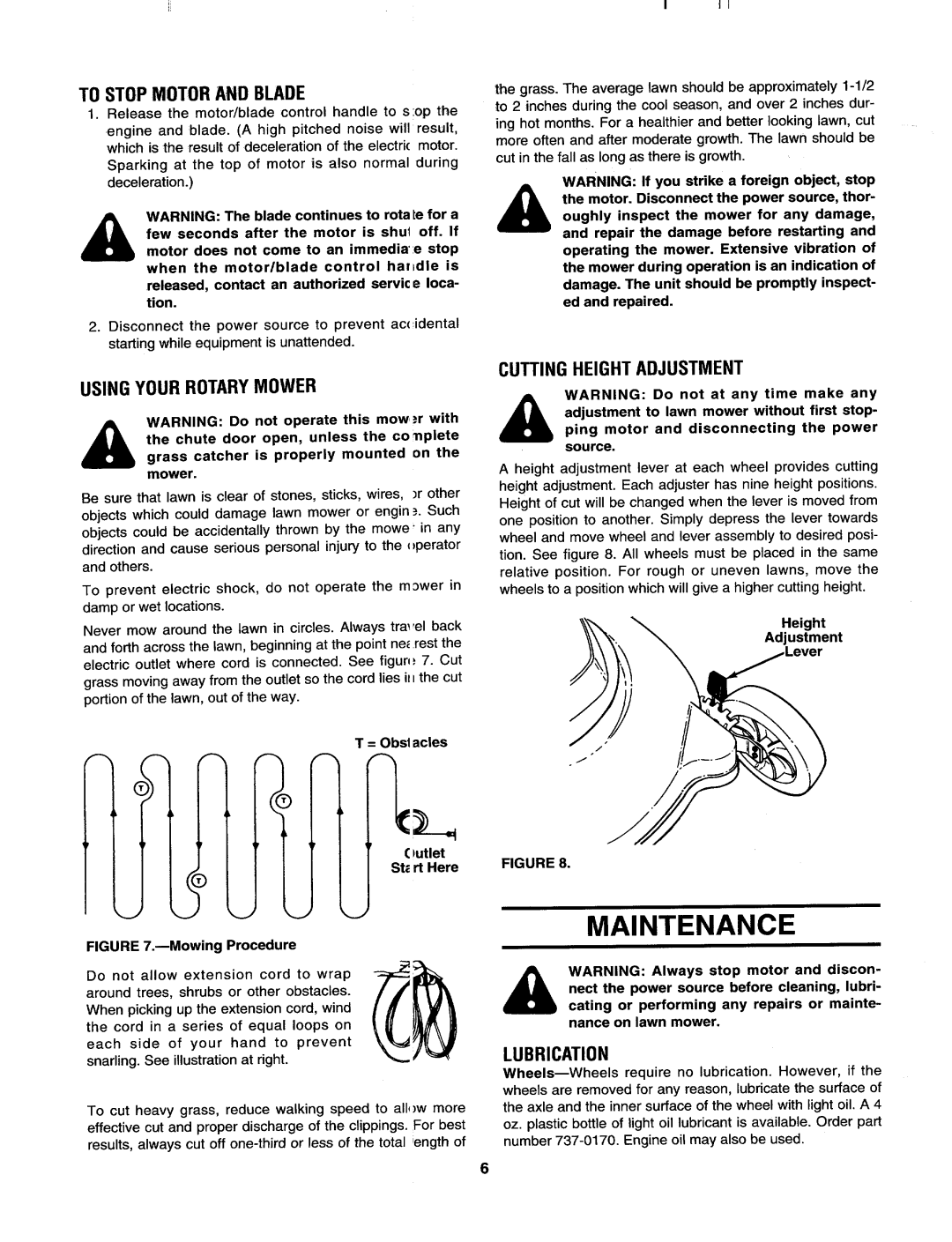 MTD 182-387B000 manual 