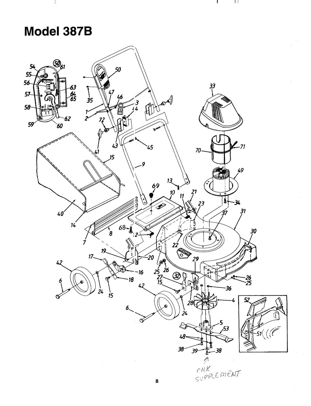 MTD 182-387B000 manual 