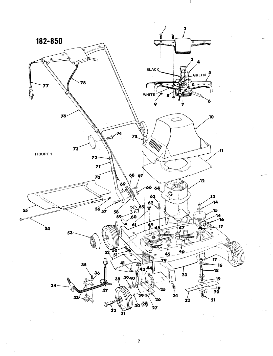 MTD 182-850 manual 