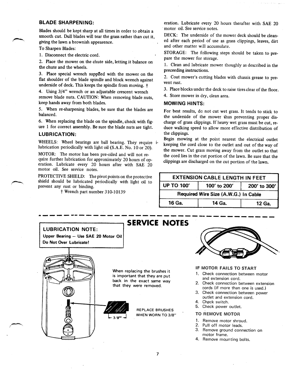 MTD 182-850 manual 