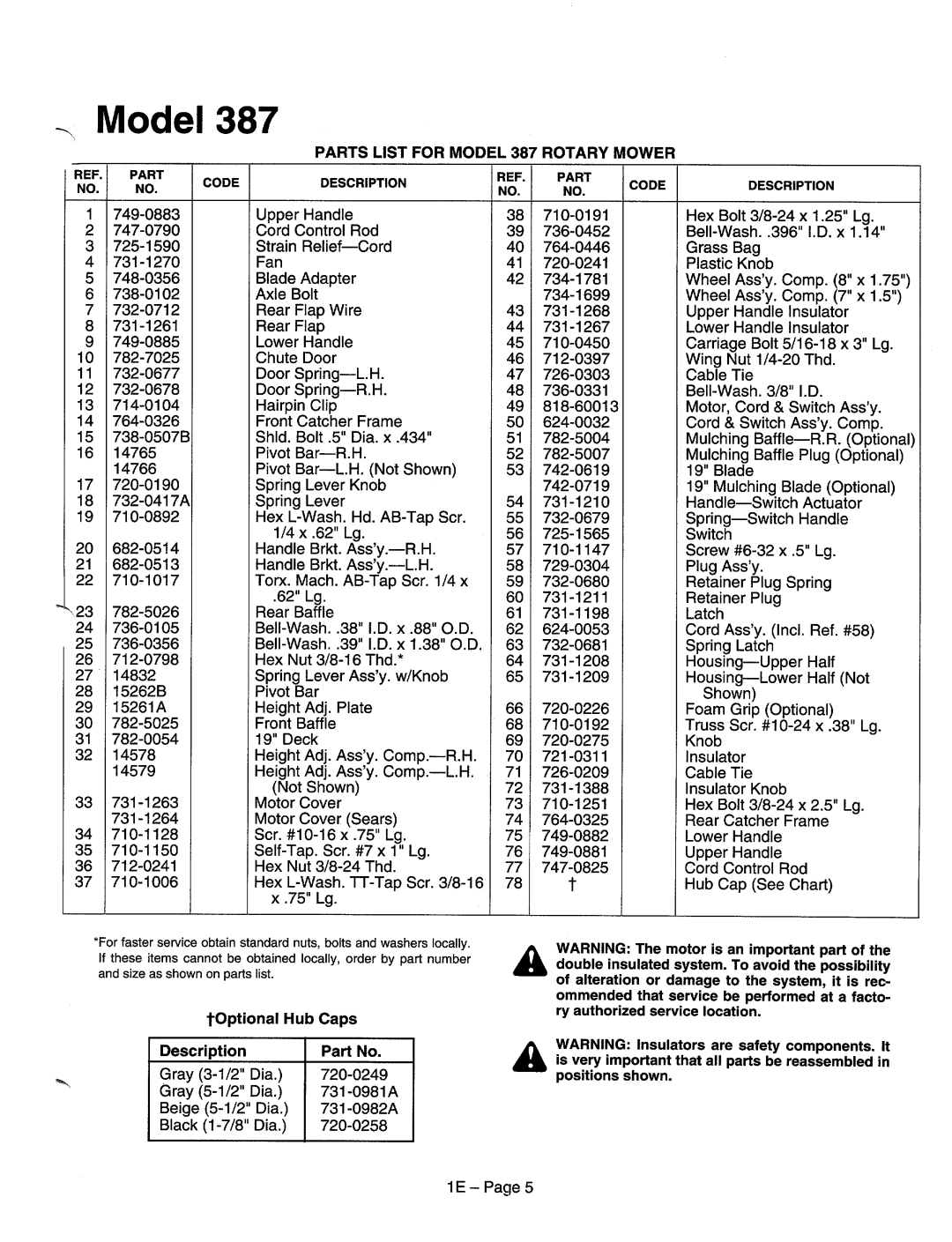 MTD 184-387-000, 184-107-000, 184-427-000 manual 