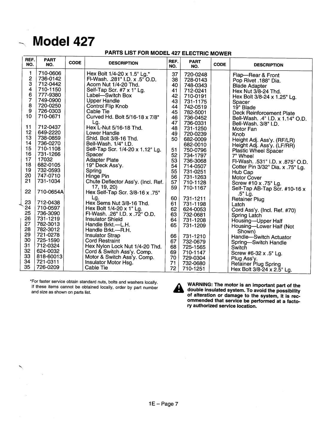 MTD 184-427-000, 184-107-000, 184-387-000 manual 