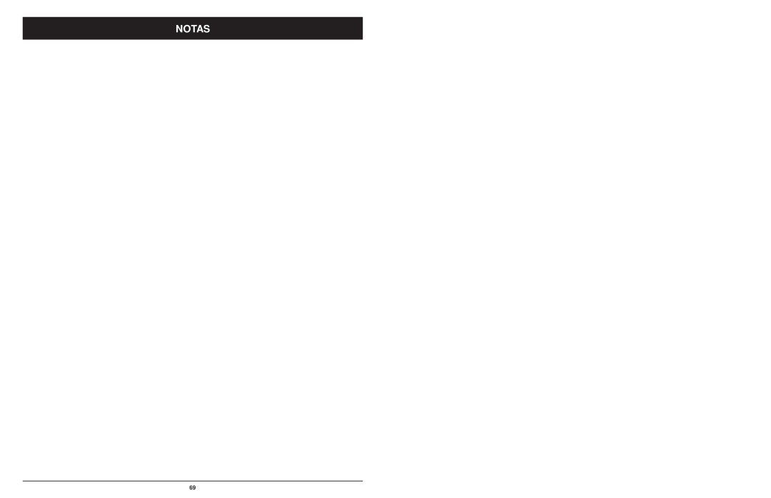 MTD 1642AVCC, 1842AVCC, 1425NAV manual Notas 