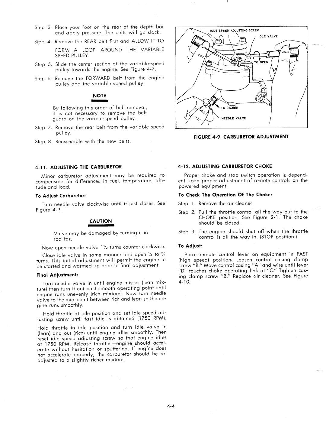 MTD 1850 manual 