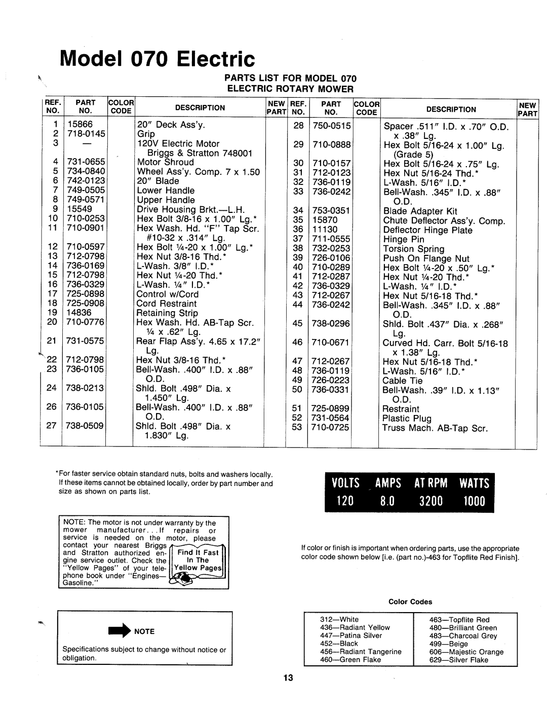 MTD 187-070-000 manual 