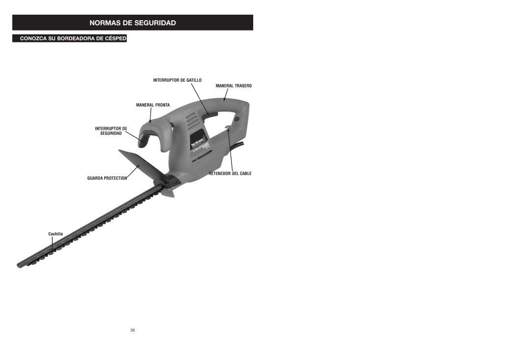 MTD 18K, 16K, 22K manual Conozca SU Bordeadora DE Césped 