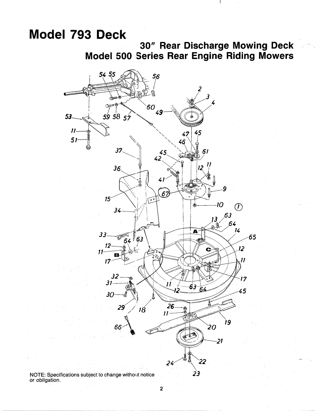 MTD 190-793-000 manual 