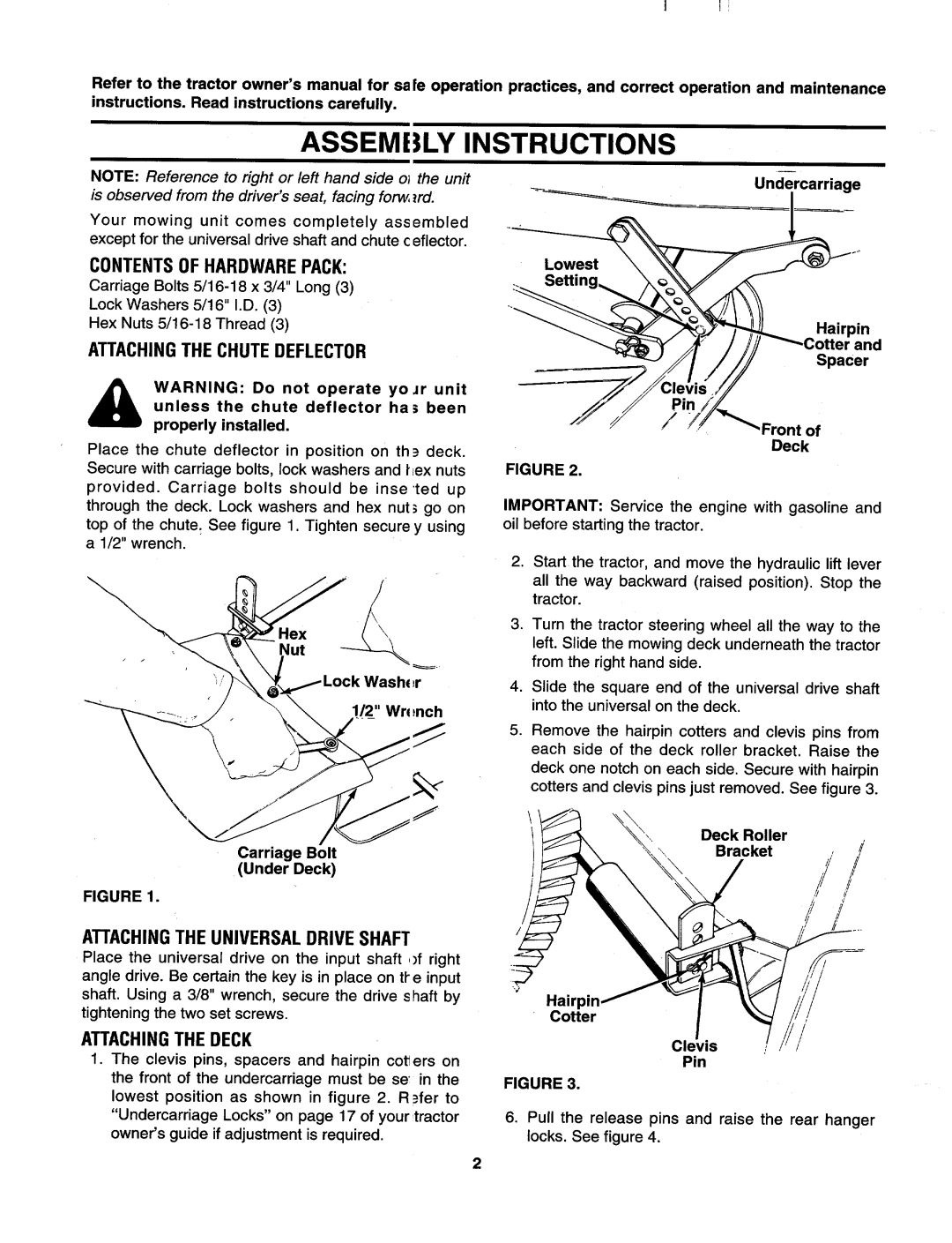 MTD 190-993-000 manual 