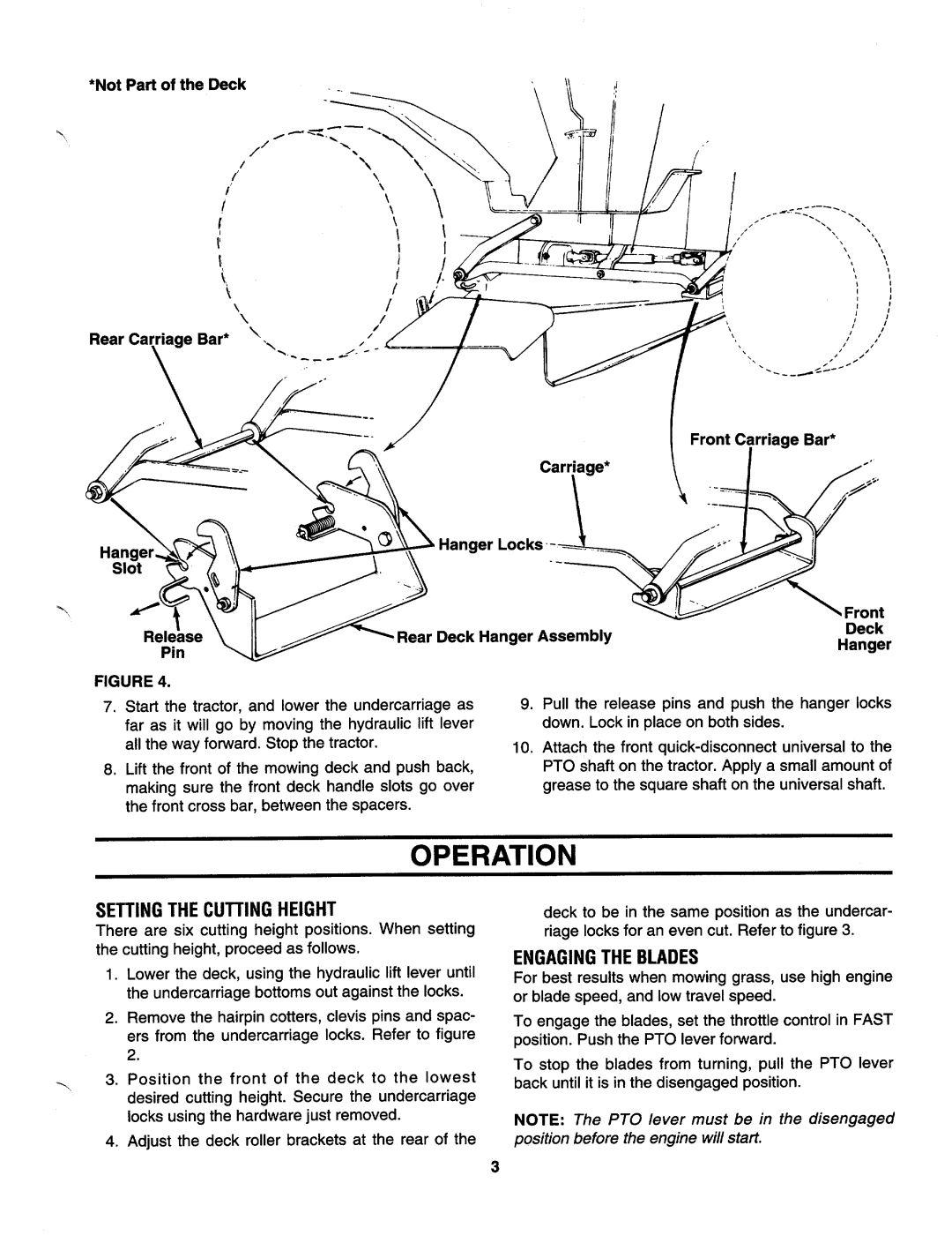 MTD 190-993-000 manual 